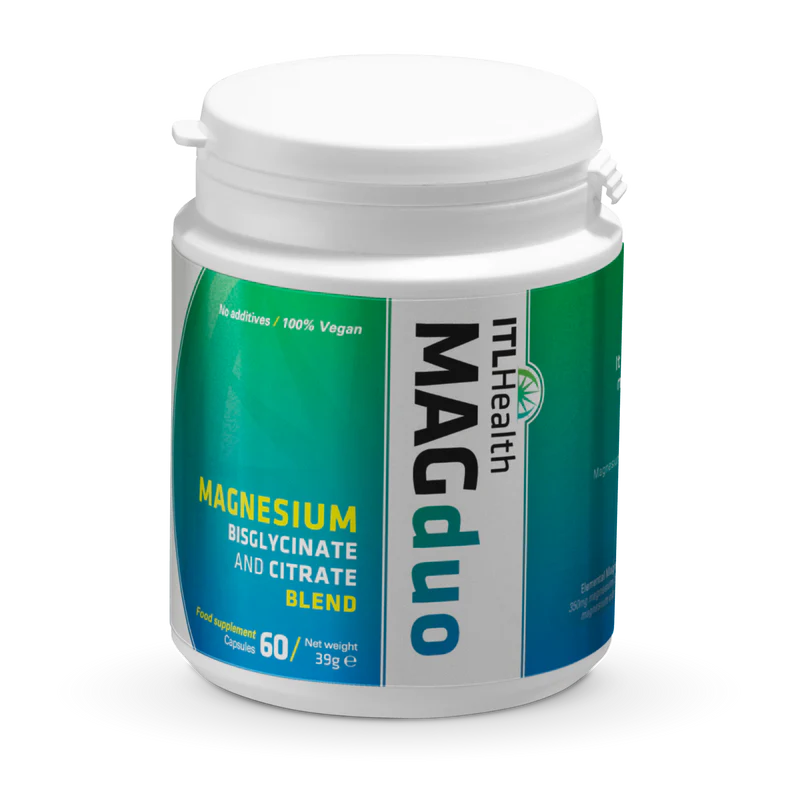 ITL Health Mag Duo - Magnesium Bisglycinate & Citrate Capsules
