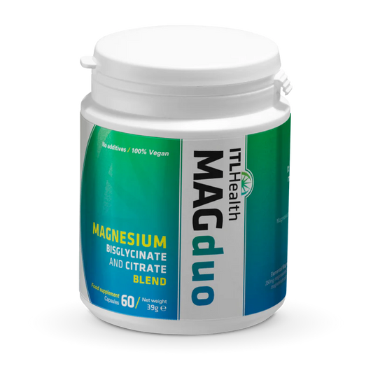 ITL Health Mag Duo - Magnesium Bisglycinate & Citrate Capsules