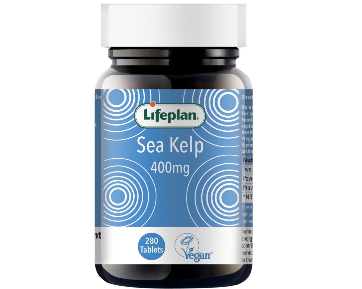 LifePlan Sea Kelp 400mg - 280 tabs