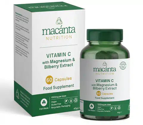 Macánta Vitamin C + Bilberry Capsules