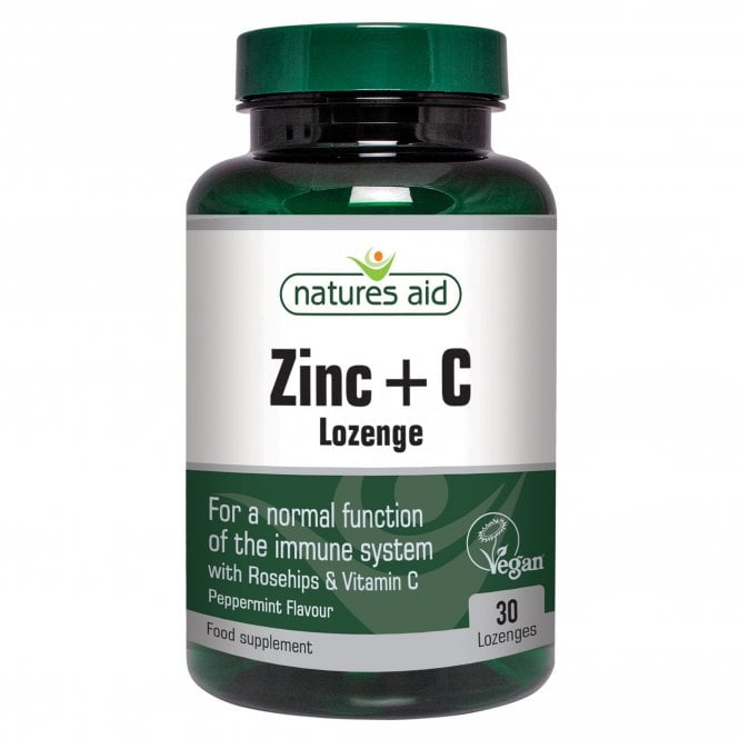 Natures Aid - Zinc + Vitamin C Lozenges