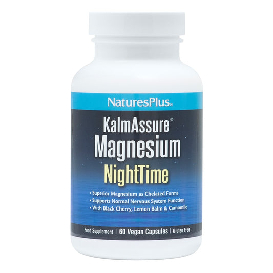 NaturesPlus Kalmassure - Magnesium Nighttime Capsules