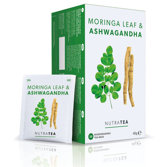 NutraTea - Moringa Leaf & Ashwagandha - 20 Teabags