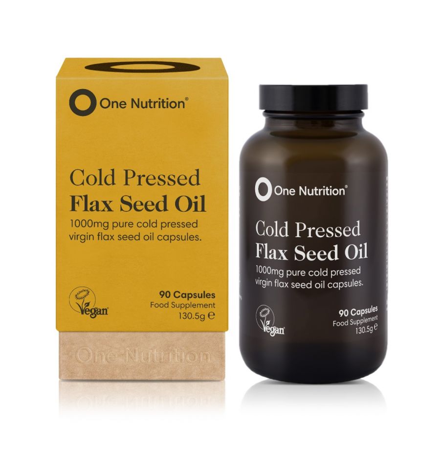 One Nutrition - Cold-Pressed Flax Seed Oil Capsules