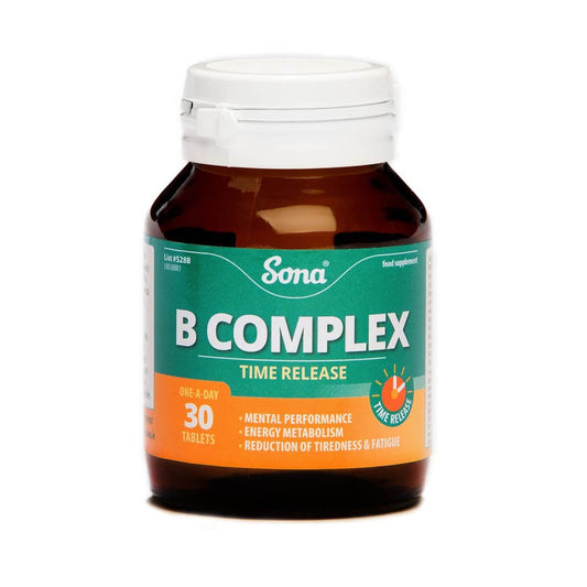 Sona - B-Complex (Time Release) - 30 Tablets