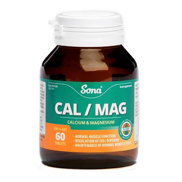 Sona - Calcium, Magnesium & Vitamin D - 60 Tablets
