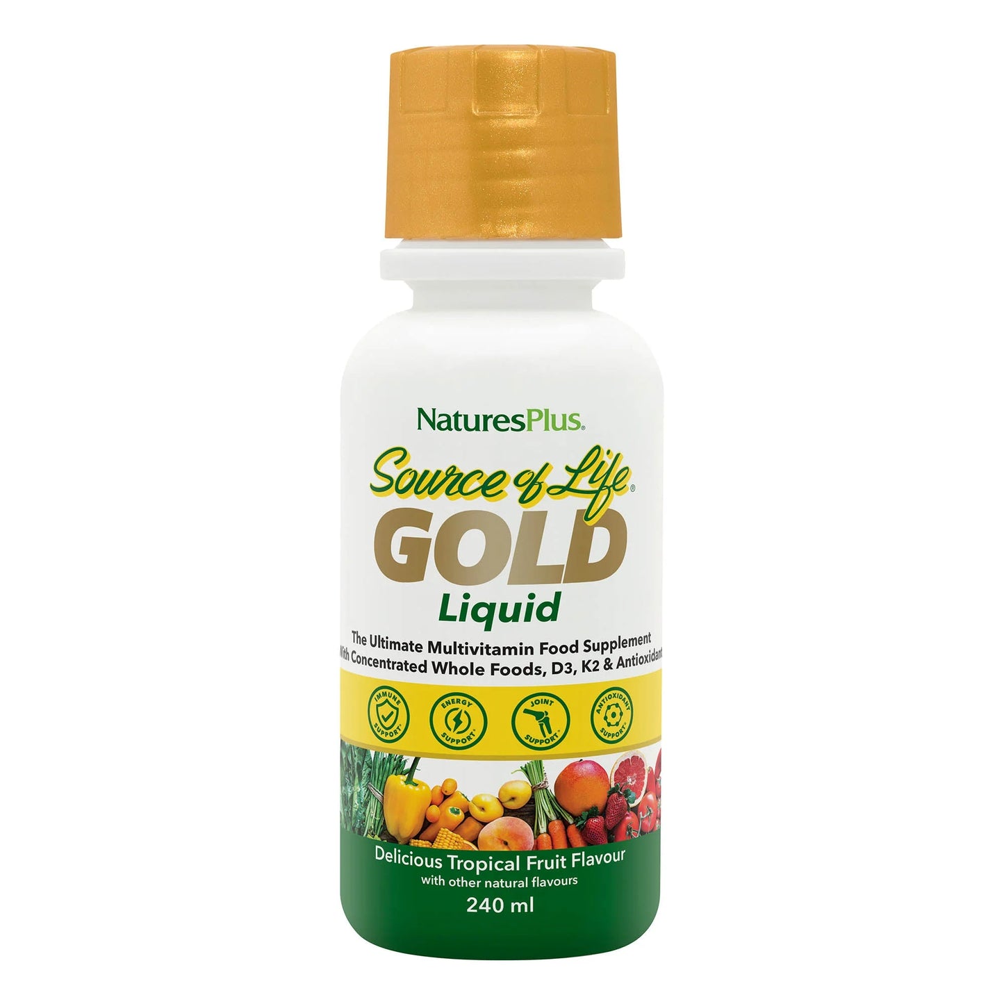 NaturesPlus - Source of Life Gold Liquid - 240ml