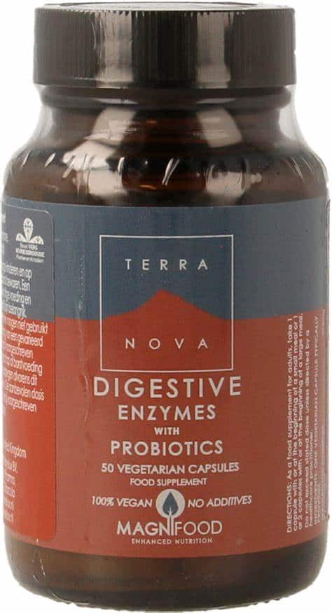 TERRANOVA - Digestive Enzymes with Probiotics Capsules - 100 Capsules