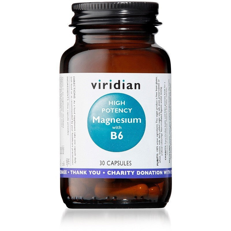 Viridian - Magnesium with B6 - 30 Capsules