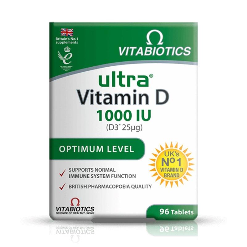 Vitabiotics - Ultra VitaminD3 1000IU Tablets