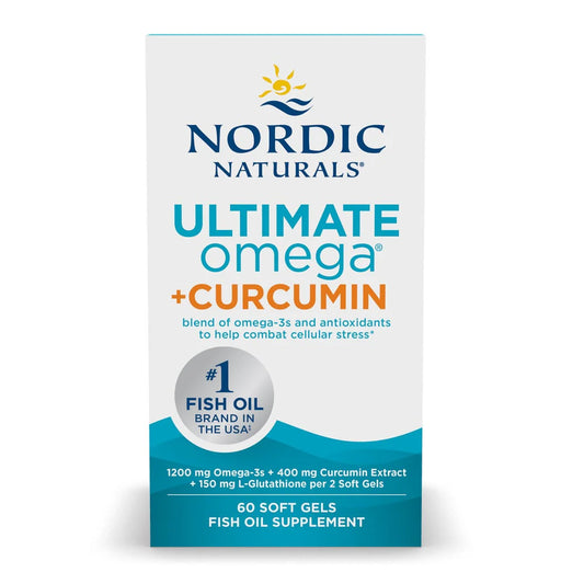 Nordic Naturals - Ultimate Omega Curcumin soft gels