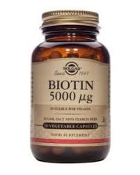 Solgar - Biotin 5000µg - 60 Capsules