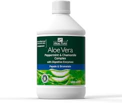 Aloe Vera Peppermint & Chamomile Complex With Digestive Enzymes