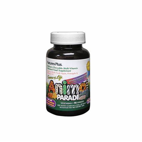 NaturesPlus Animal Parade Multivitamin & Mineral - 90 Assorted Flavours
