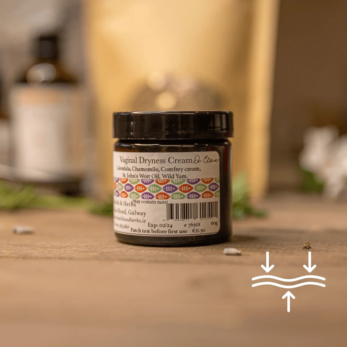 Dr Clare Apothecary Wild Yam Cream  (Vaginal Dryness) - 60g