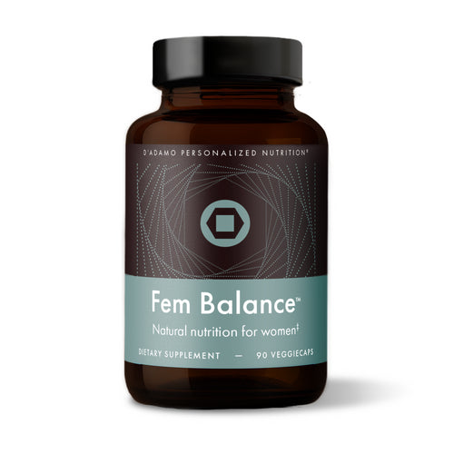 Fem Balance - 90 Vcaps, D'Adamo Personalized Nutrition
