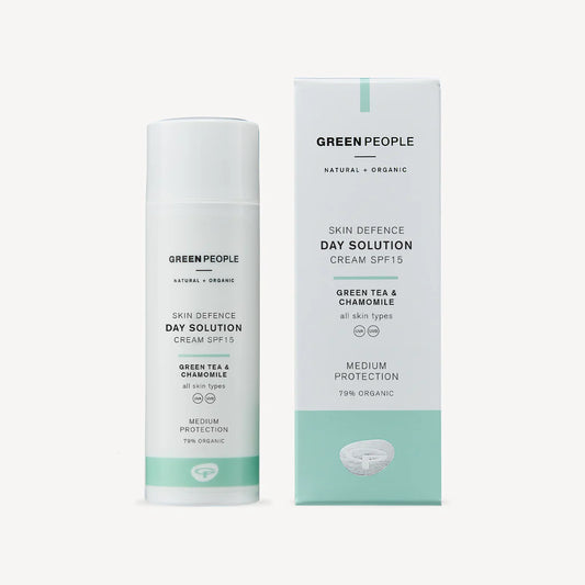 Green People - Day Solution Cream SPF15 with Green Tea and Chamomile