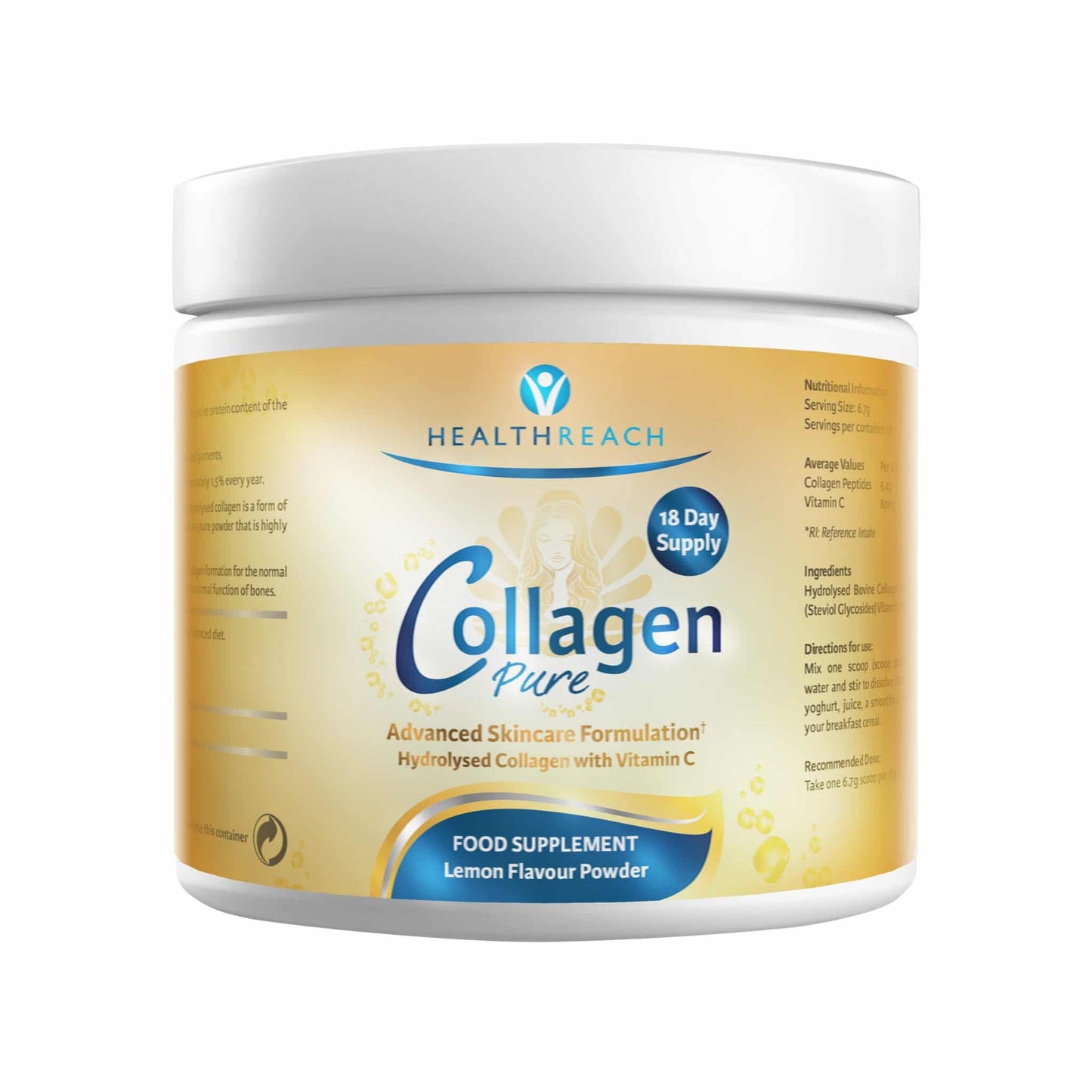 HealthReach Collagen Pure Powder 120g