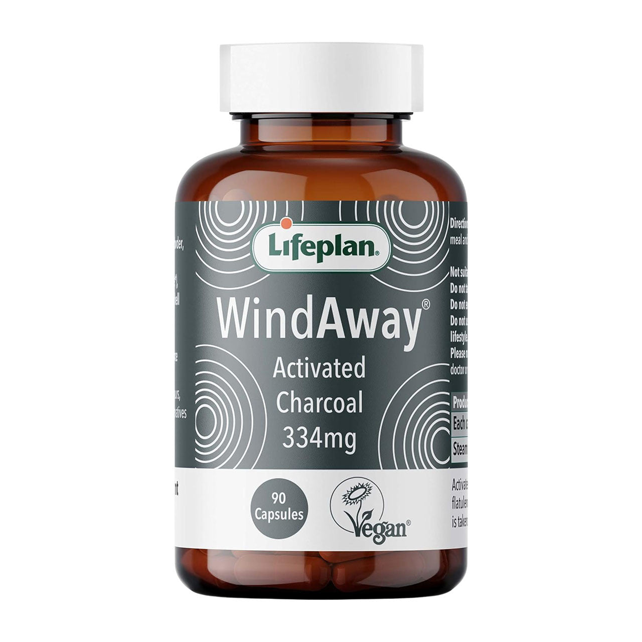 Lifeplan - Wind Away Activated Charcoal 334mg - 30 Capsules