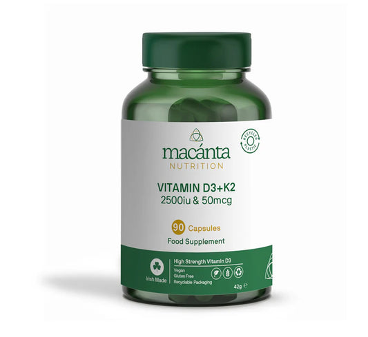 Macánta Vitamin D3 2500iu + K2 50mcg Capsules