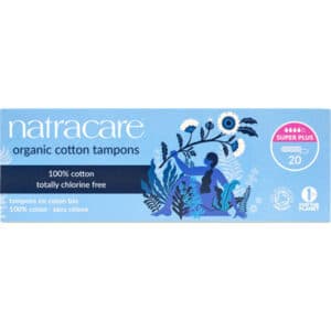 Natracare Organic Cotton Tampons Super Plus - 20's