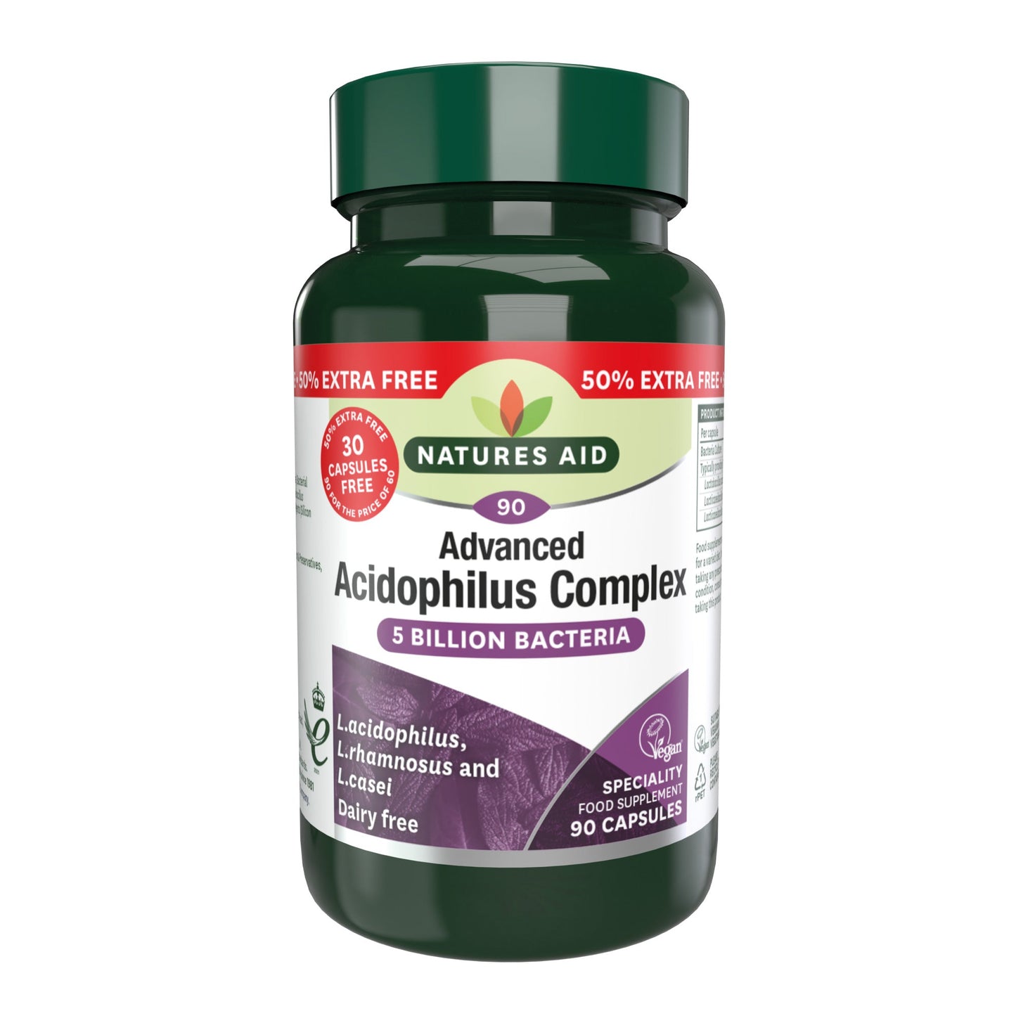 Natures Aid - Acidophilus Complex (5 Billion)