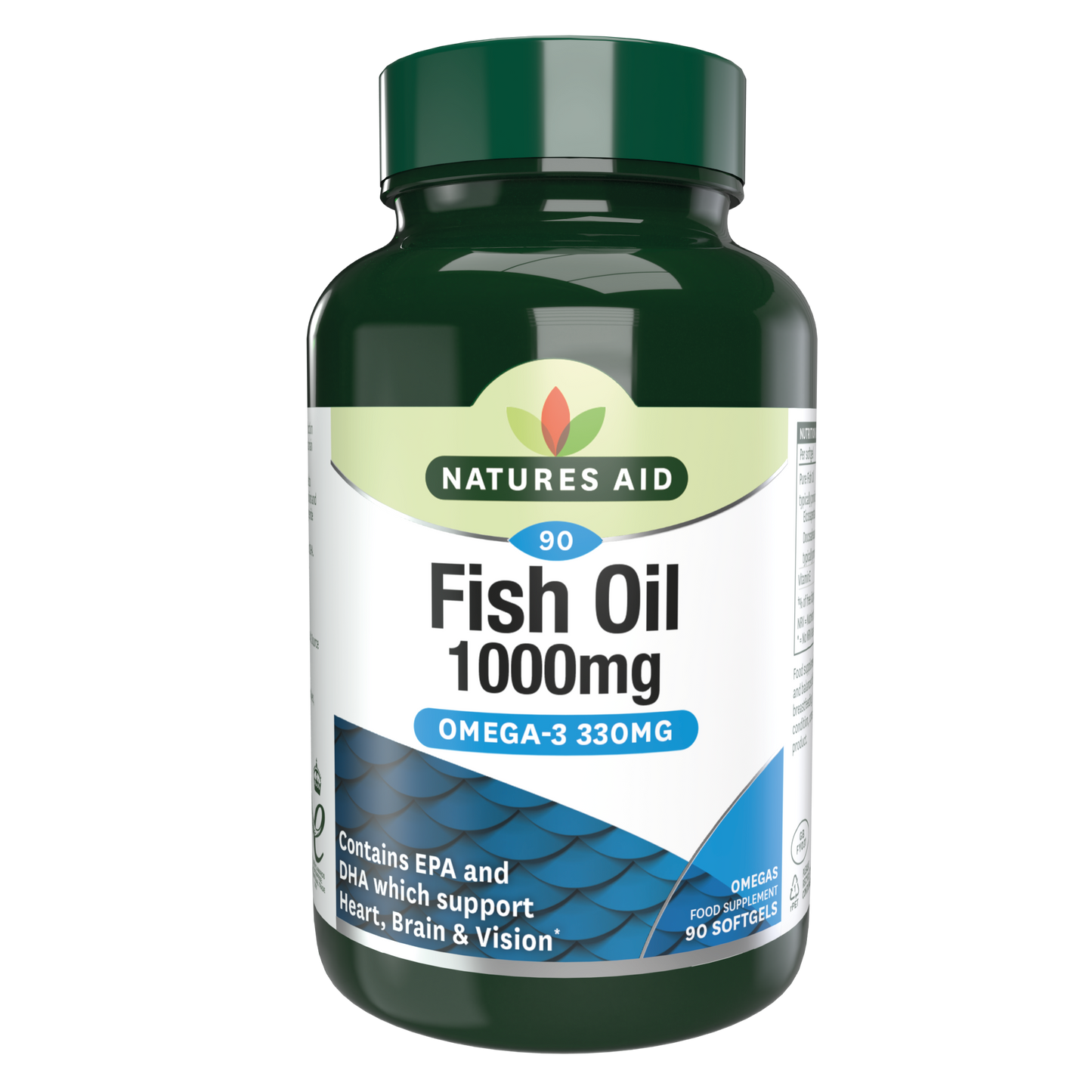 Natures Aid - Omega 3 Fish Oil 1000mg Softgels