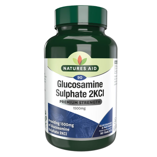 Natures Aid - Glucosamine Sulphate 2KCI 1500mg - 90 Tablets