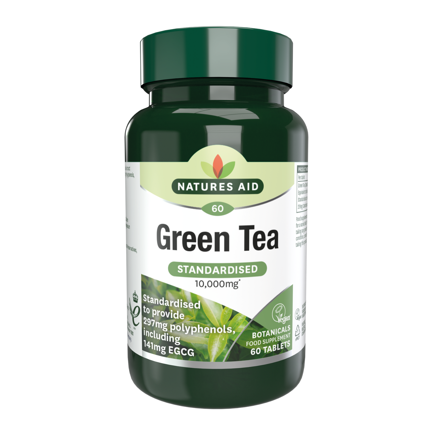 Natures Aid - Green Tea 313mg Tablets