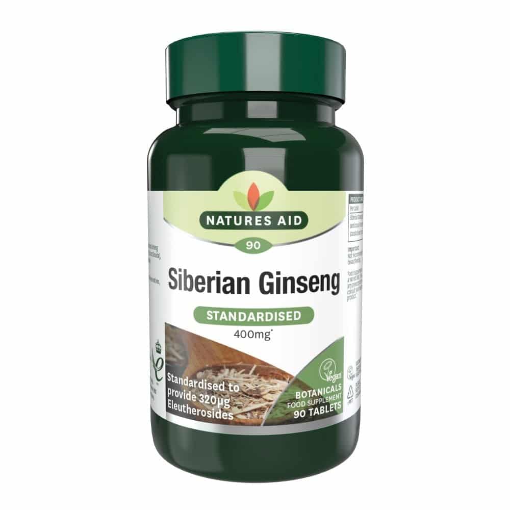 Natures Aid - Siberian Ginseng Tablets