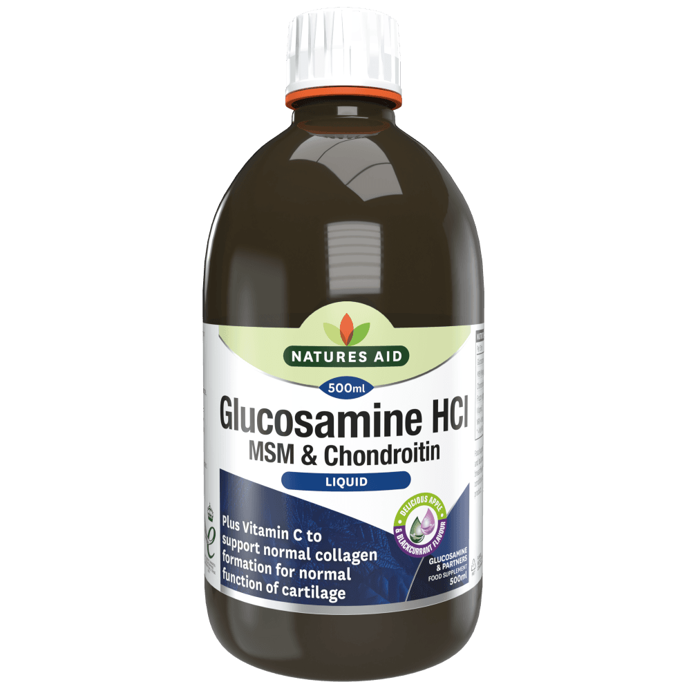 Natures Aid - Glucosamine, MSM and Chondroitin Liquid - 500ml