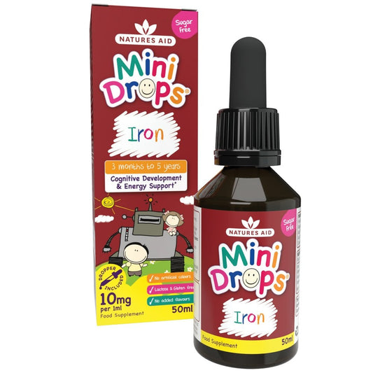 Natures Aid - Mini Drops Iron for Children
