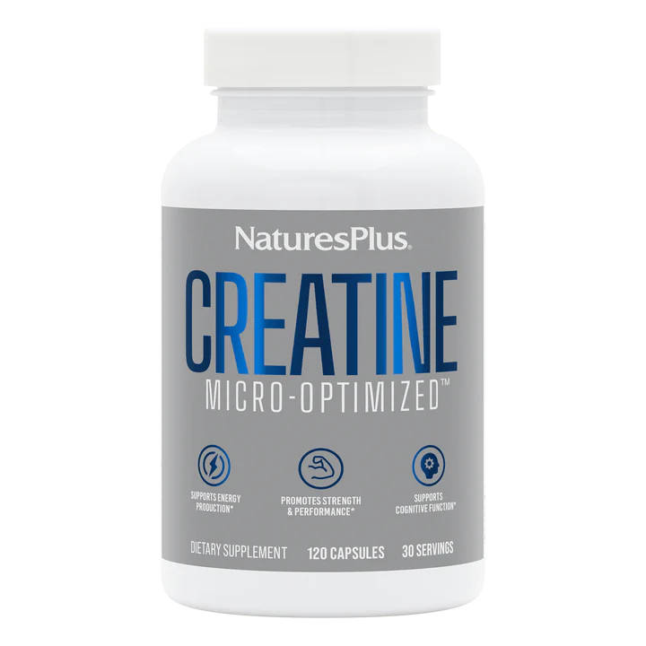 Natures Plus Creatine Micro-Optimised 120 Capsules