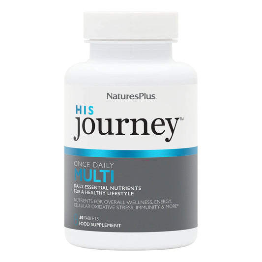 NaturesPlus - His Journey Multivitamin - 30 Tablets