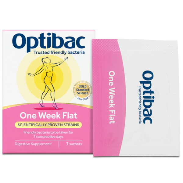 Optibac One Week Flat Probiotics - 7 Sachets