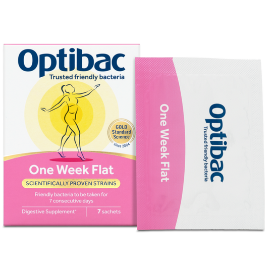 Optibac One Week Flat Probiotics - 7 Sachets