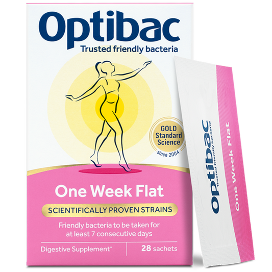 Optibac One Week Flat Probiotic - 28 Sachets
