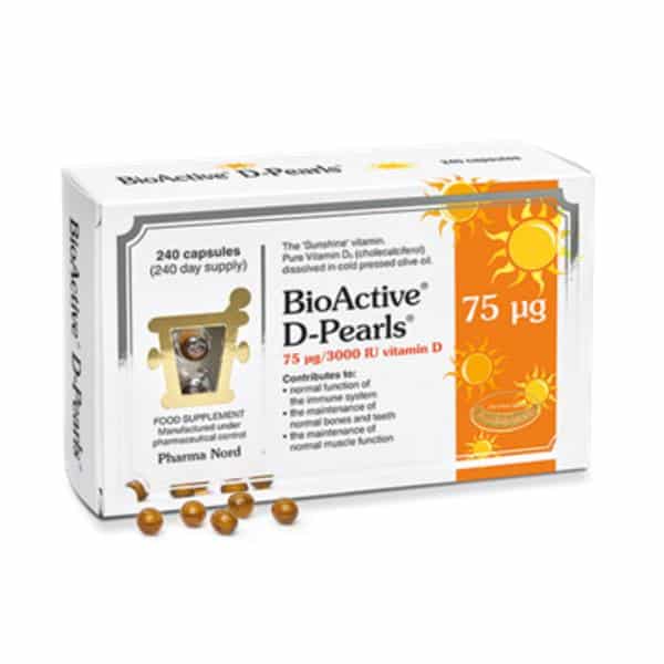 Pharma Nord - BioActive D-Pearls 3000IU - 240 Capsules