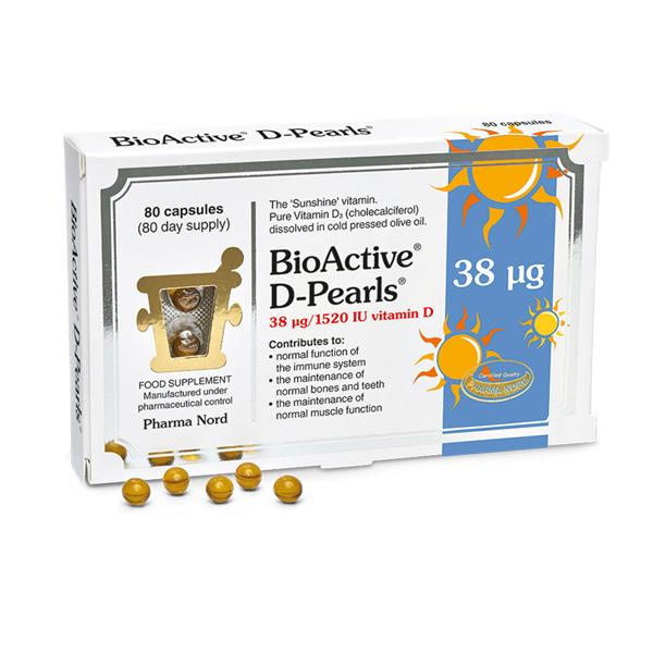 Pharma Nord - BioActive D-Pearls 1520IU - 80 Capsules