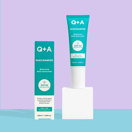 Q+A - Niacinamide Balancing Daily Sunscreen SPF50