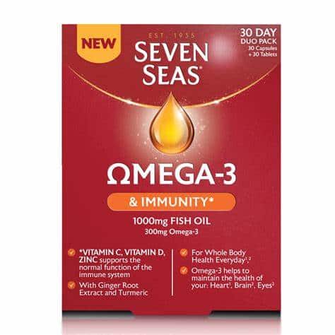 Seven Seas - Omega-3 and Immunity Duo Pack