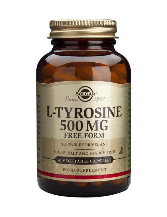 Solgar - L-Tyrosine 500mg Capsules