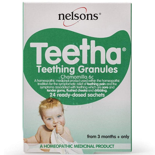 Nelsons Teetha Teething Granules - 24 Sachets