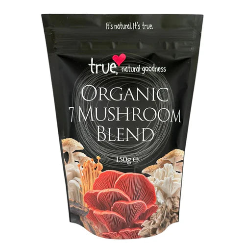 True - Organic 7 Mushroom Blend Powder - 150g