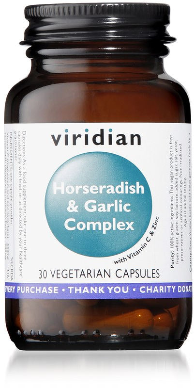 Viridian - Horseradish & Garlic Complex - 30 Capsules