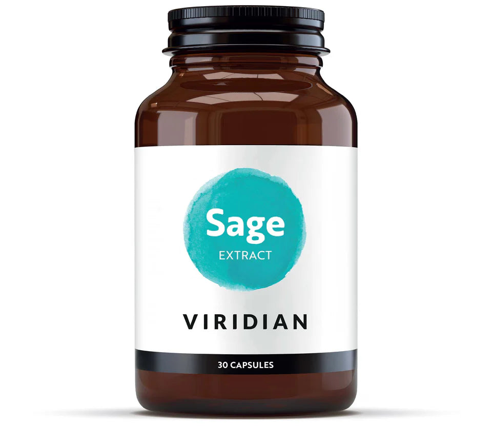 Viridian - Sage Leaf 600mg - 30 Capsules