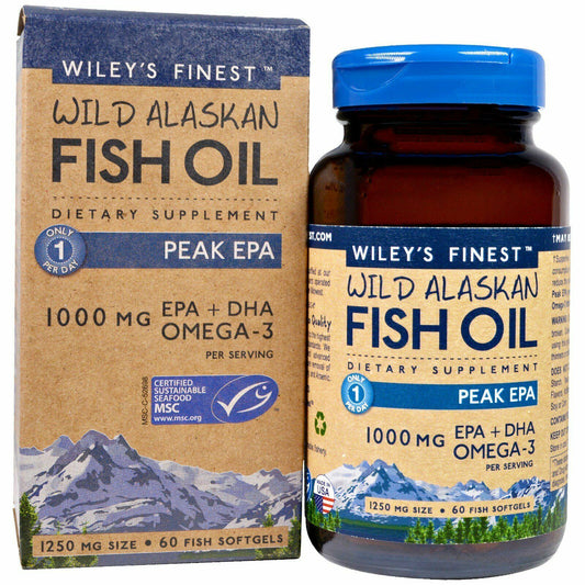 Wiley's - Wild Alaskan Peak EPA Omega-3 - 60 Capsules