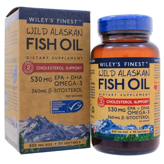 Wiley's - Cholesterol Support Fish Oil Capsules