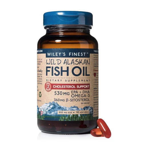 Wiley's - Cholesterol Support Fish Oil Capsules