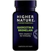 Higher Nature Quercetin and Bromelain with Vitamin C - 60 Tablets